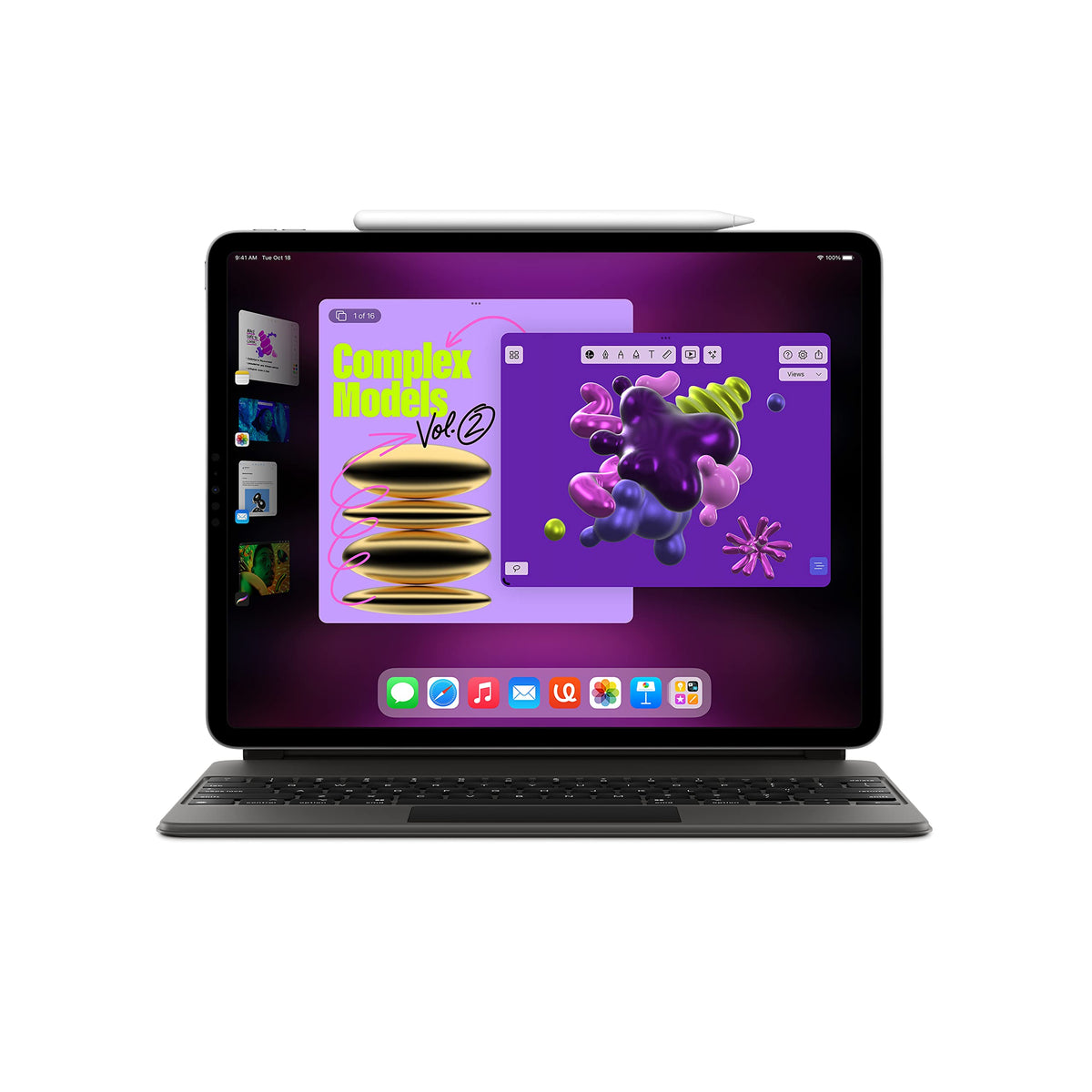 12.9-inch Tablet with M2 chip, 256GB, Wi-Fi 6E, Silver Y6345