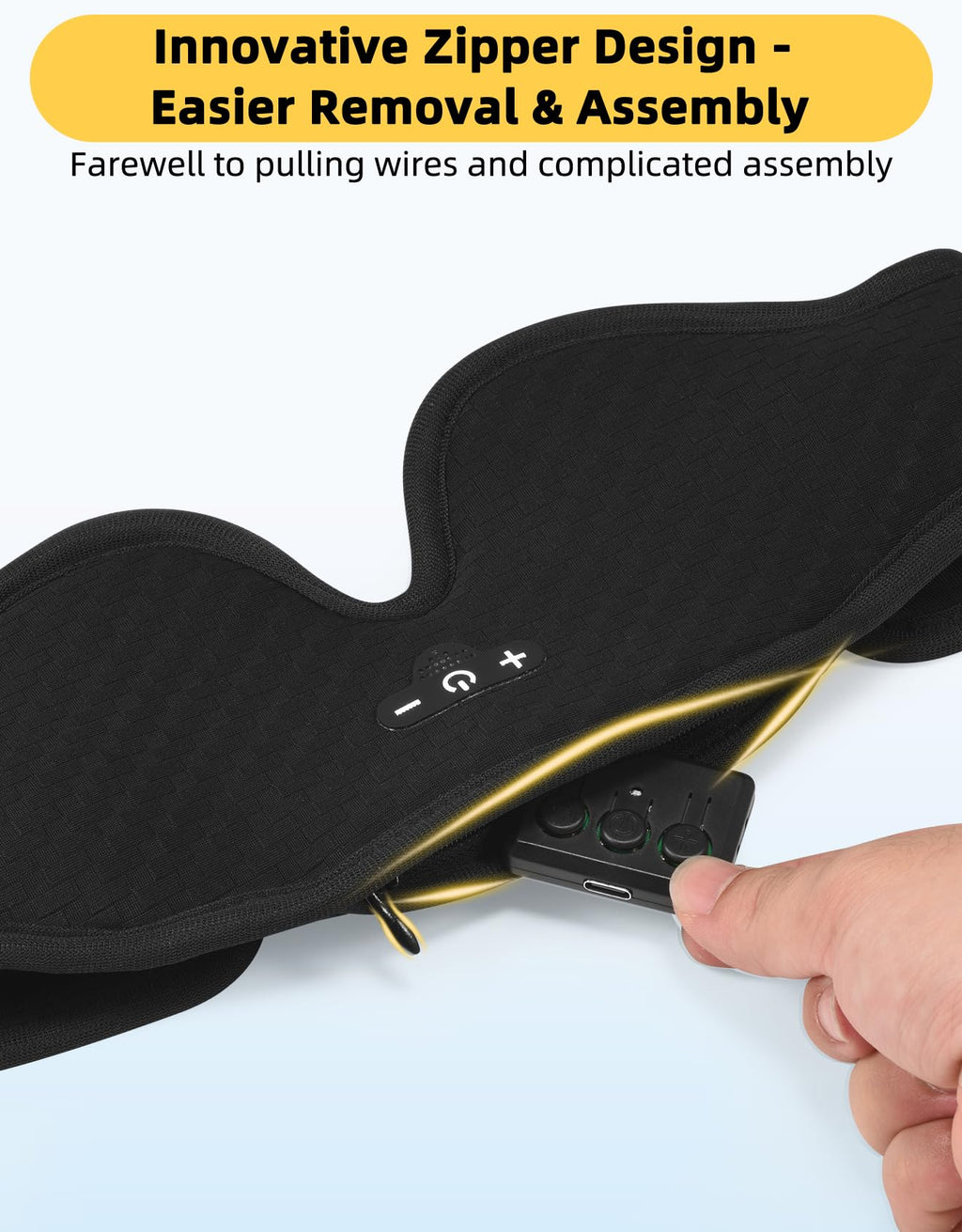 Adjustable Sleep Mask with Bluetooth Headphones N58152