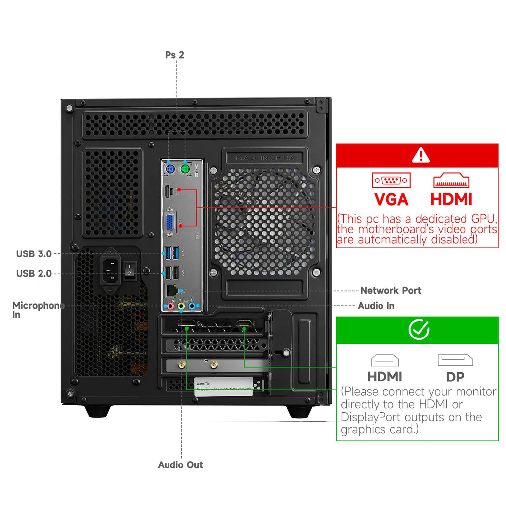 Core i7-14700KF GeForce RTX 4070 12GB Gaming Desktop PC I794