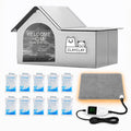 Heated Waterproof Insulated Outdoor Cat House D927794