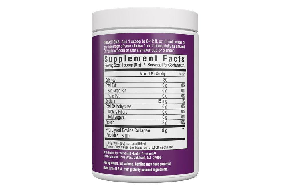 Collagen Peptides Powder Unflavored 20 Servings A9849