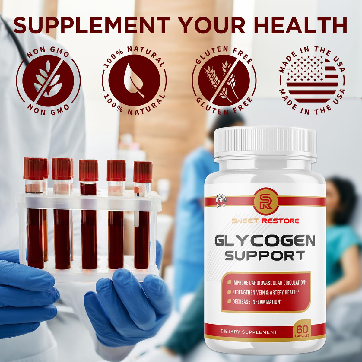Glycogen Support Capsules W9134