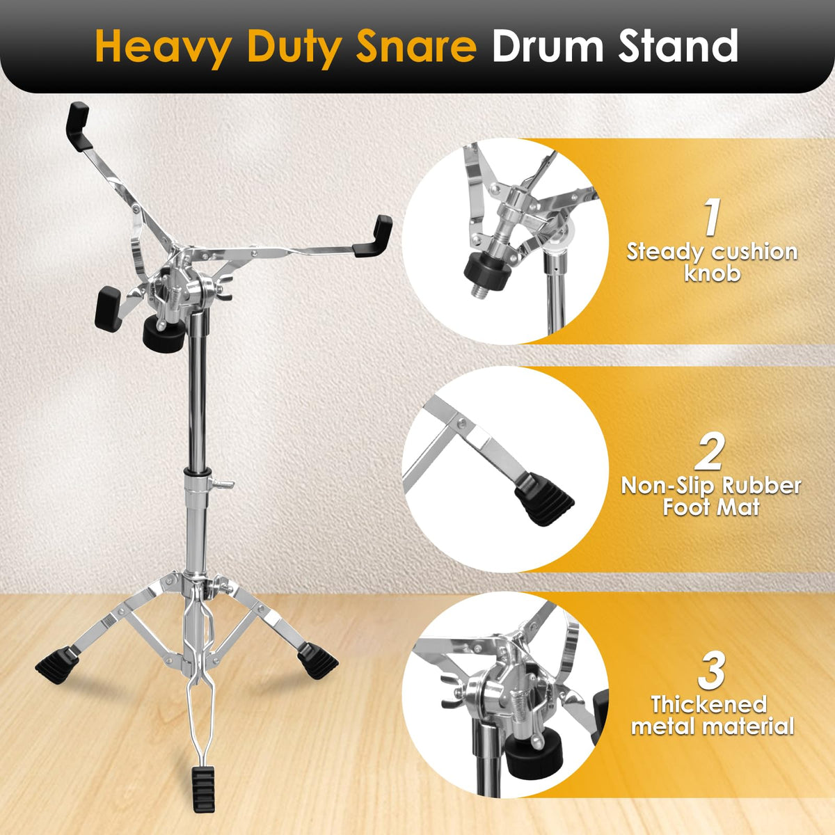 Adjustable Tripod Snare Drum Stand I8900