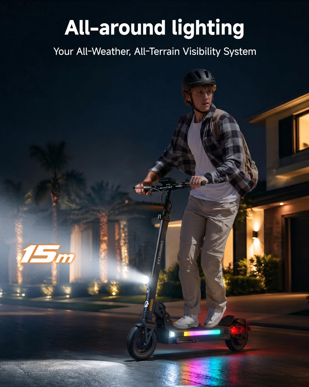 Electric Scooter 750W 25 MPH 30-35 Miles C237607