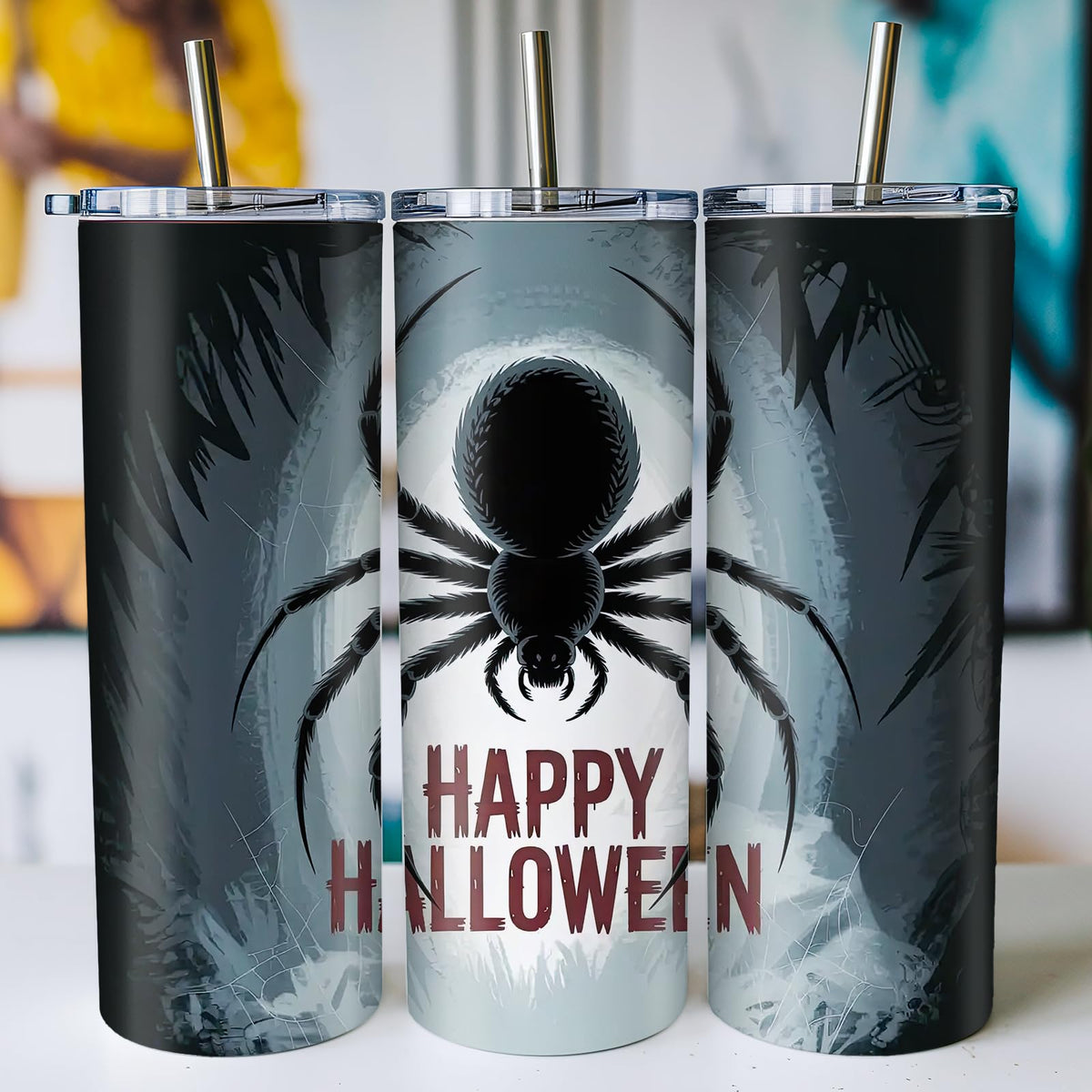 20oz Stainless Steel Insulated Tumbler with Lid & Straw T587