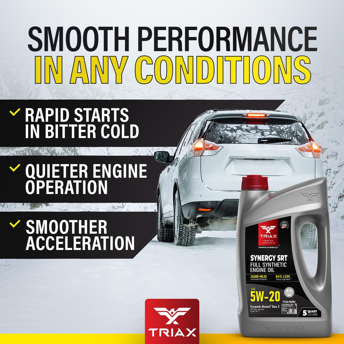 5W-20 Full Synthetic Engine Oil 5 Quart P440