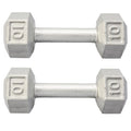 Cast Iron Hex Dumbbell 3 lb to 100 lb Single & Pair V91873