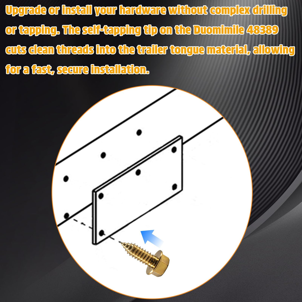 3/8 in x 1 in Self Tap Screw 6P P848488