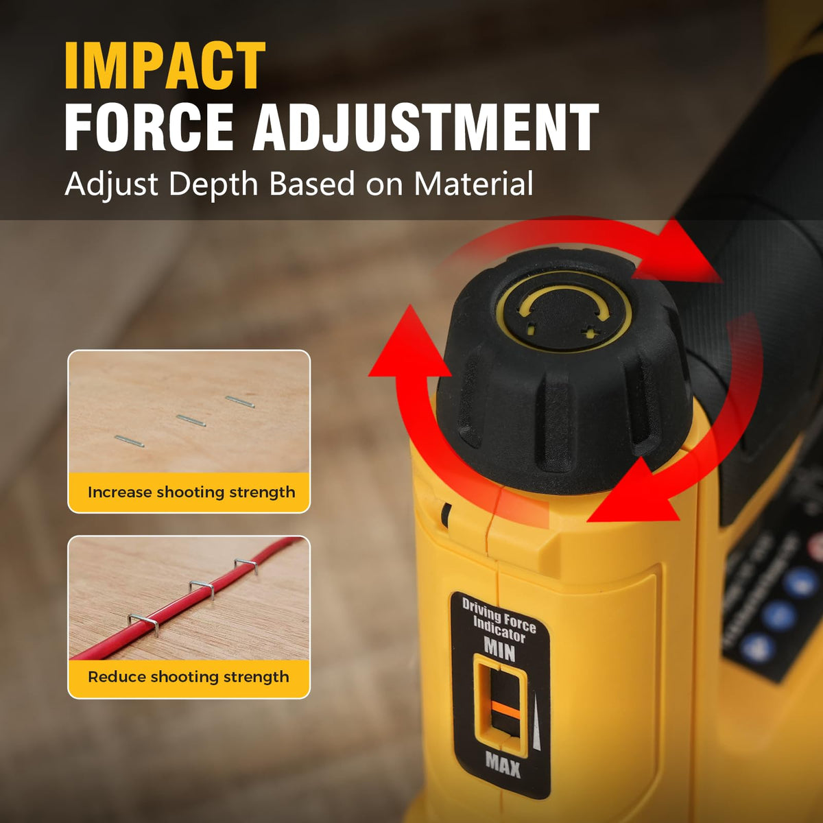 3/8'' Crown 18 Gauge 2 in 1 Cordless Brad Nailer/Electric Stapler with Battery & Charger N487