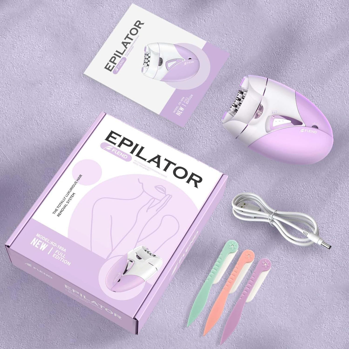 2-Speed Adjustable Epilator with 36 Tweezers J996065