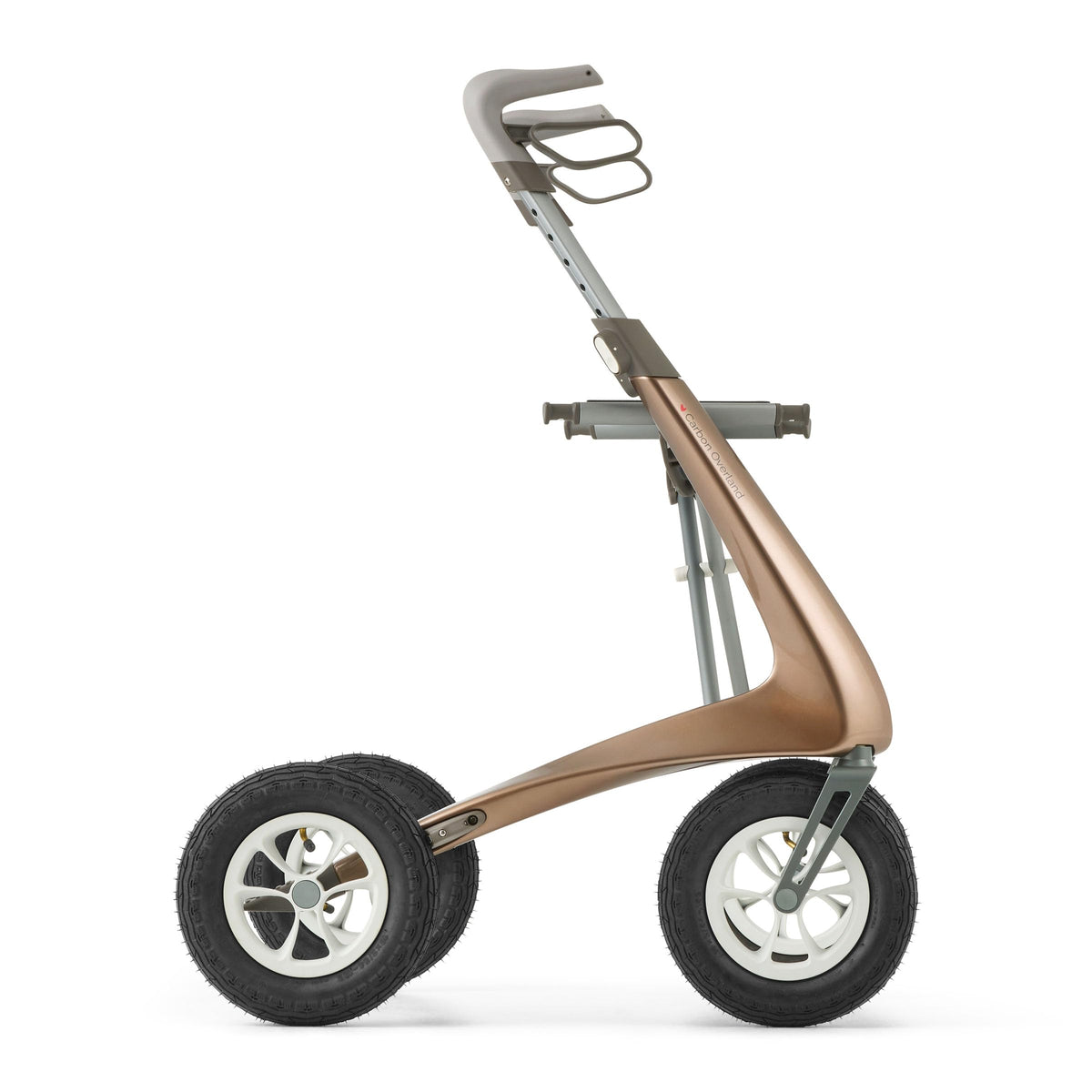 Carbon All Terrain Foldable Rollator with Seat N748