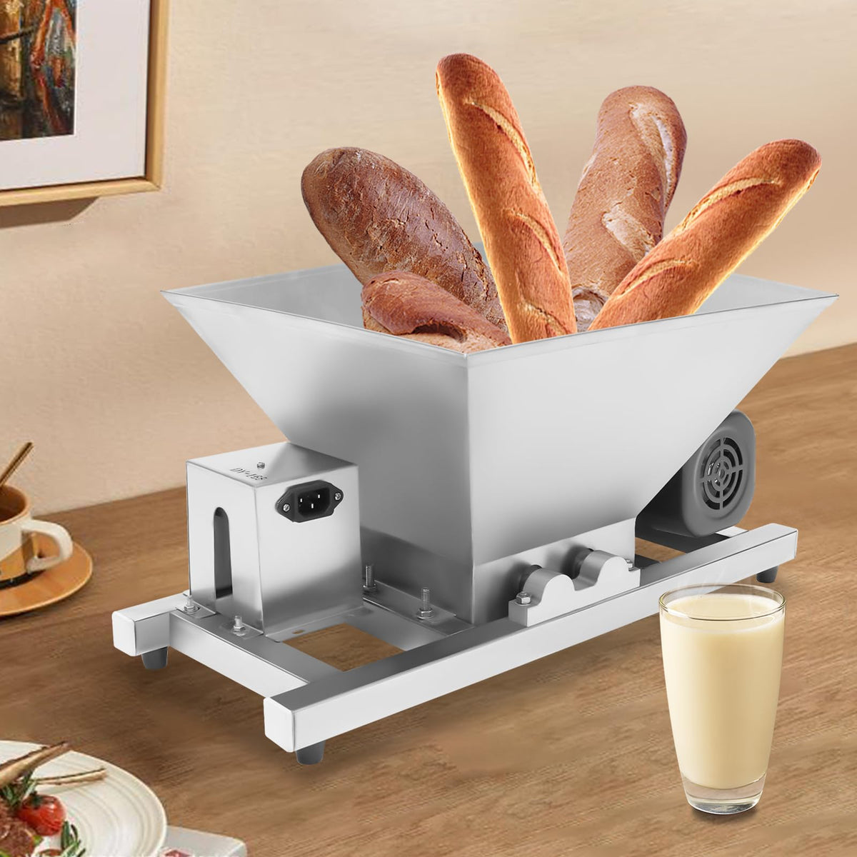 60W 4L Stainless Steel Electric Fruit Crusher O164