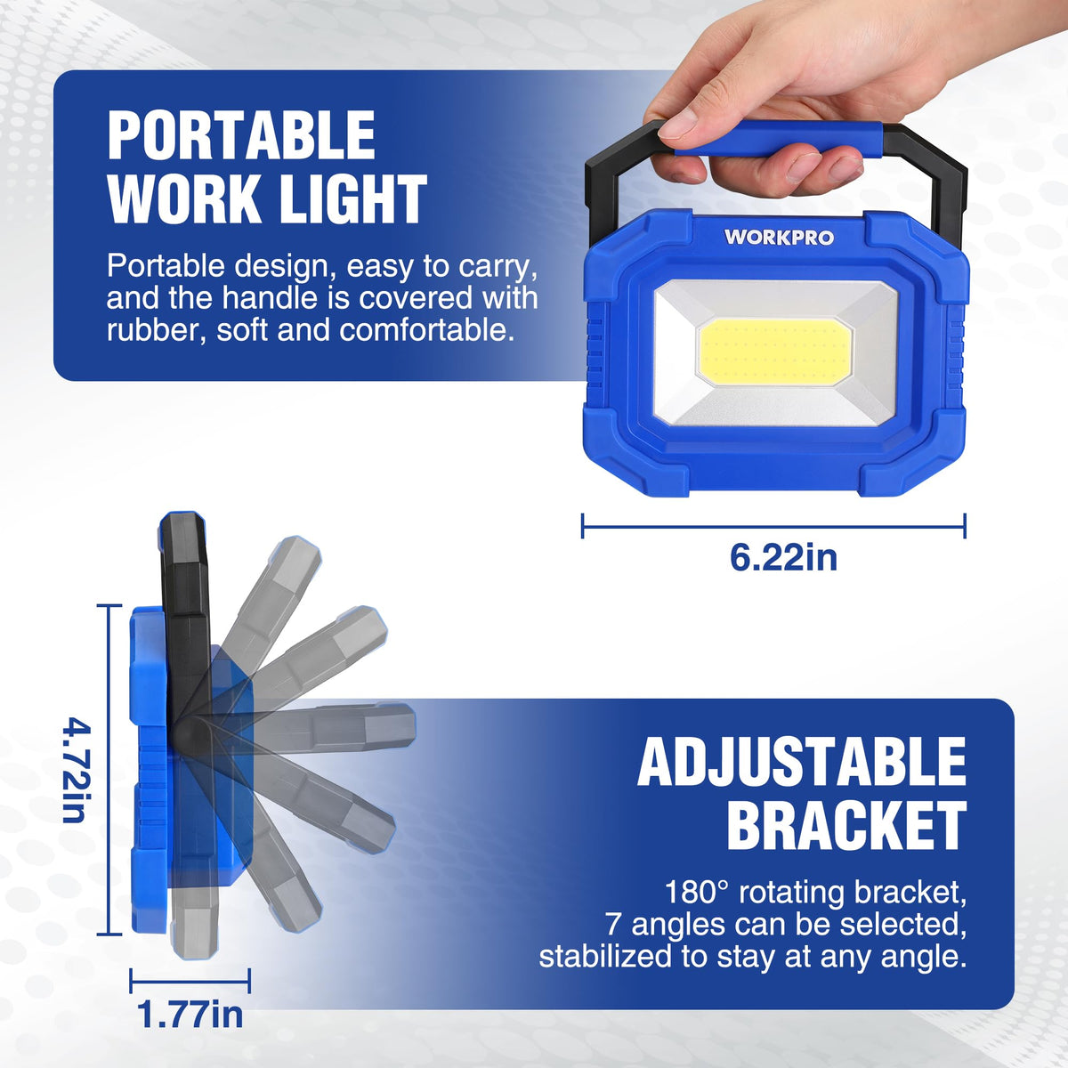 LED Rechargeable Magnetic Work Light 2000LM R286