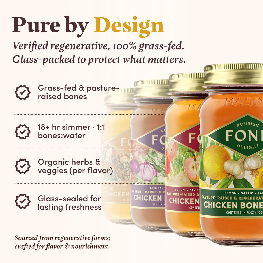 Chicken Bone Broth Variety Pack 4-Pack K75996
