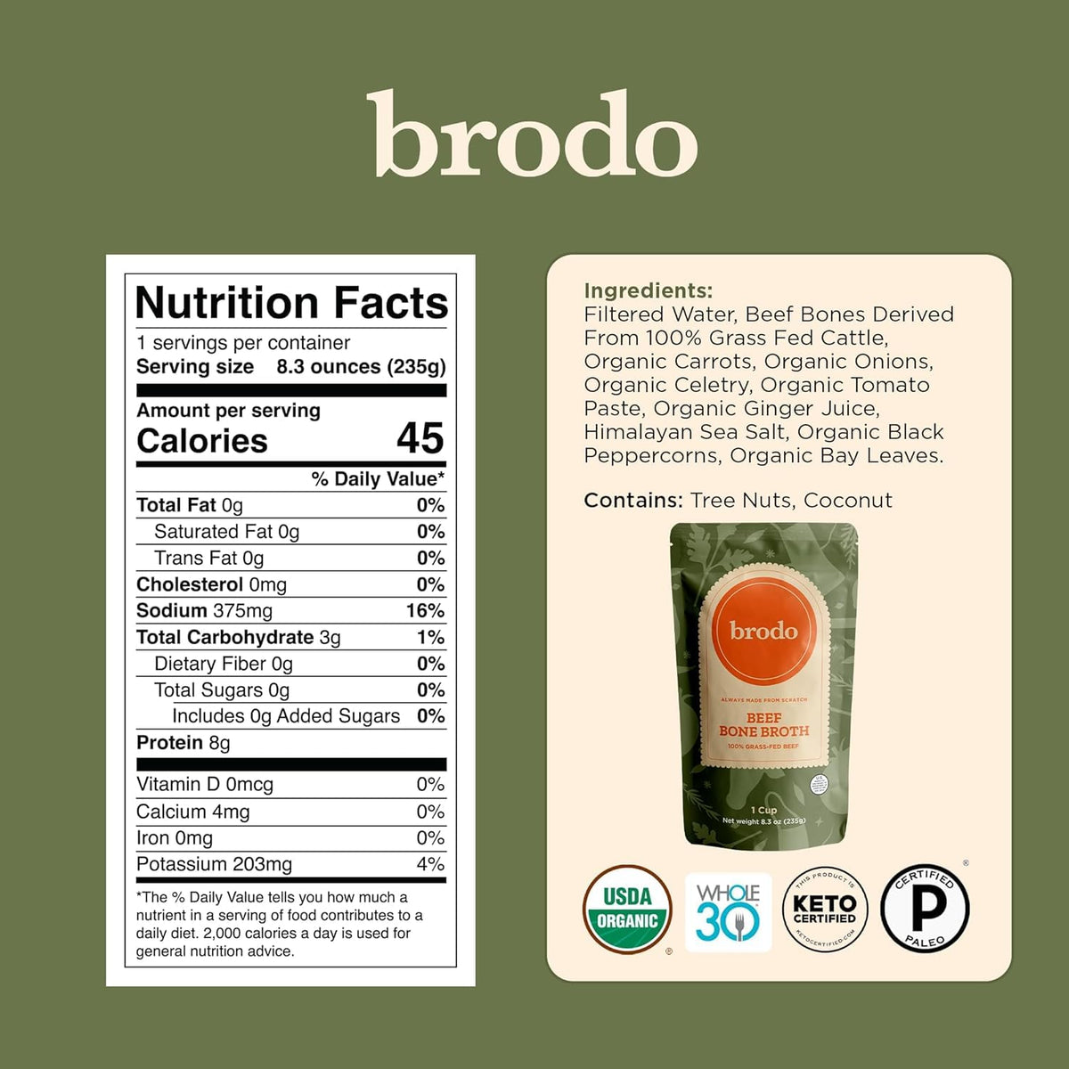Bone Broth Variety Pack 4 x 25 oz S845