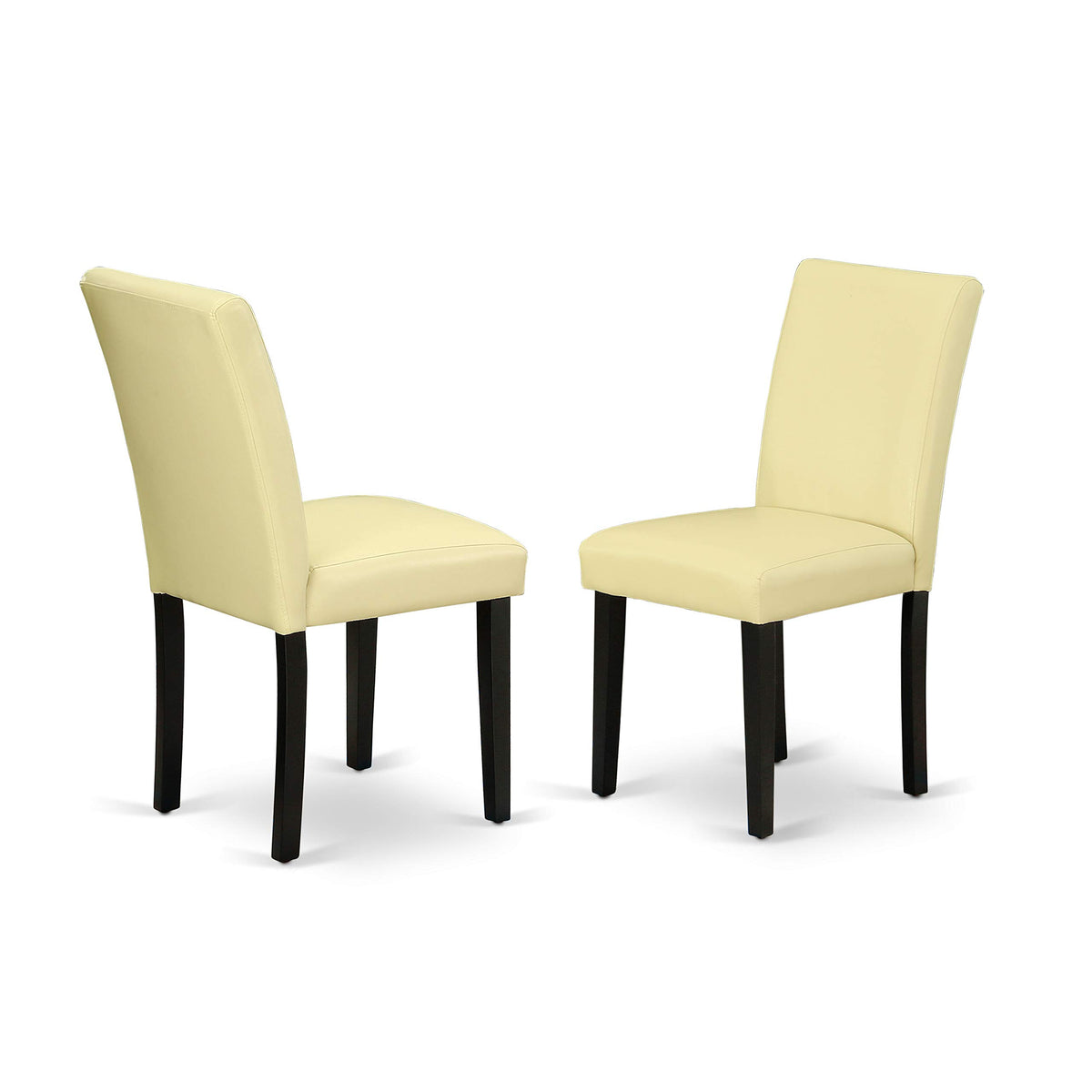 5 Piece Round Dining Table Set with Dropleaf and 4 Faux Leather Chairs Q953