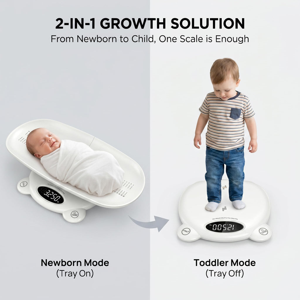 White Digital Baby Scale U5776