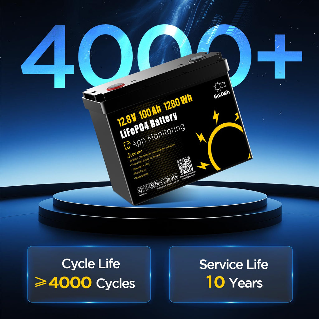 12V 100Ah LiFePO4 Lithium Battery H5900
