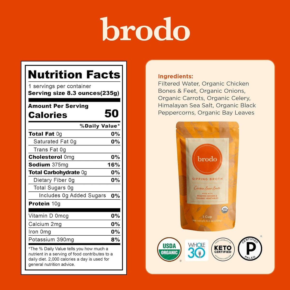 Bone Broth Variety Pack 4 x 25 oz S845