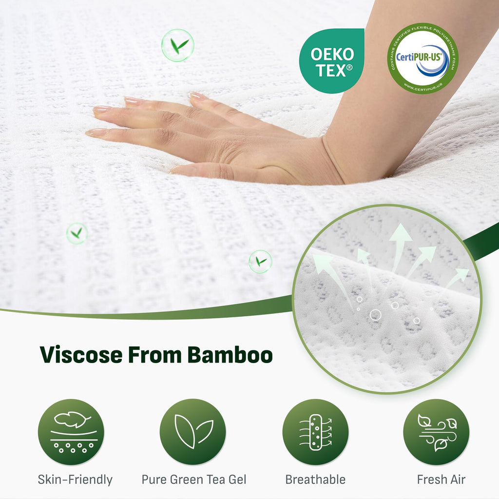 Tri-Fold Mattress Full 6 Inch Memory Foam X42036