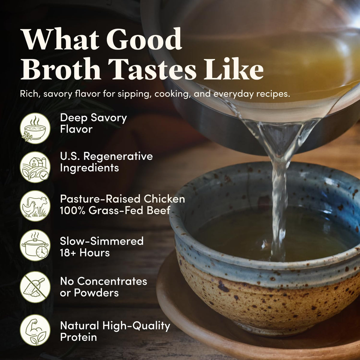 Chicken Bone Broth Variety Pack 4-Pack K75996