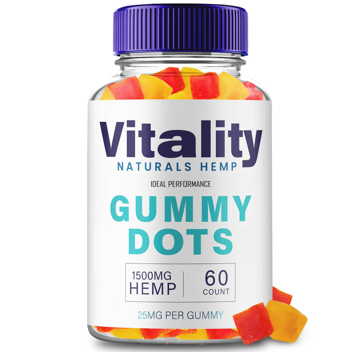 Hemp Gummies with Hemp Seeds Organic Extract 60 Gummies O37046