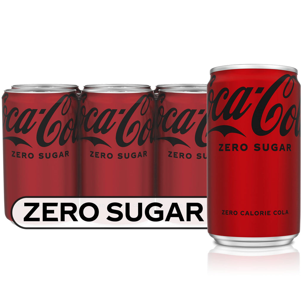Coke Zero Sugar Mini-Can 7.5 fl oz 12 Pack Y890