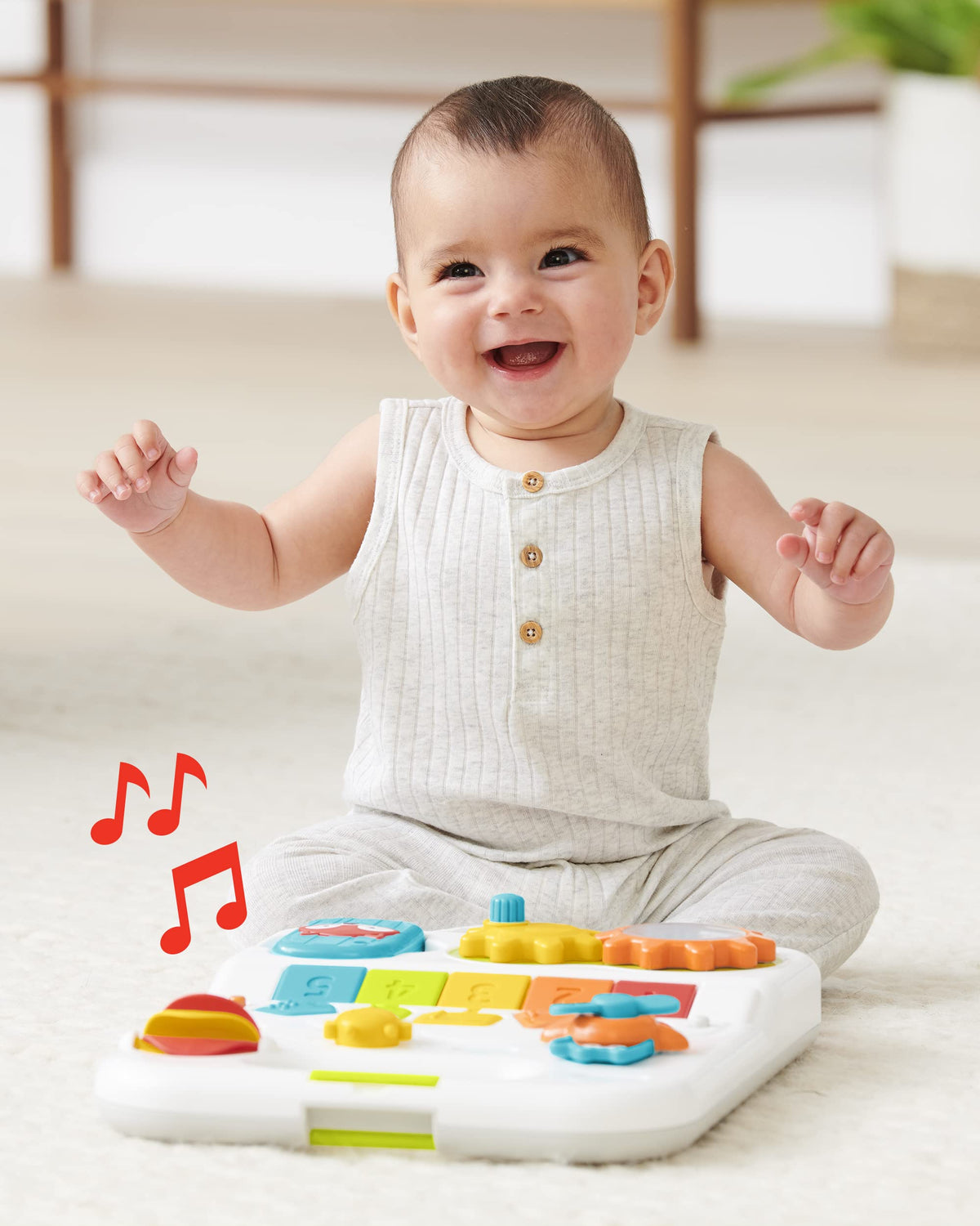 4-in-1 Sit to Stand Baby Walker with 40+ Activities X251258