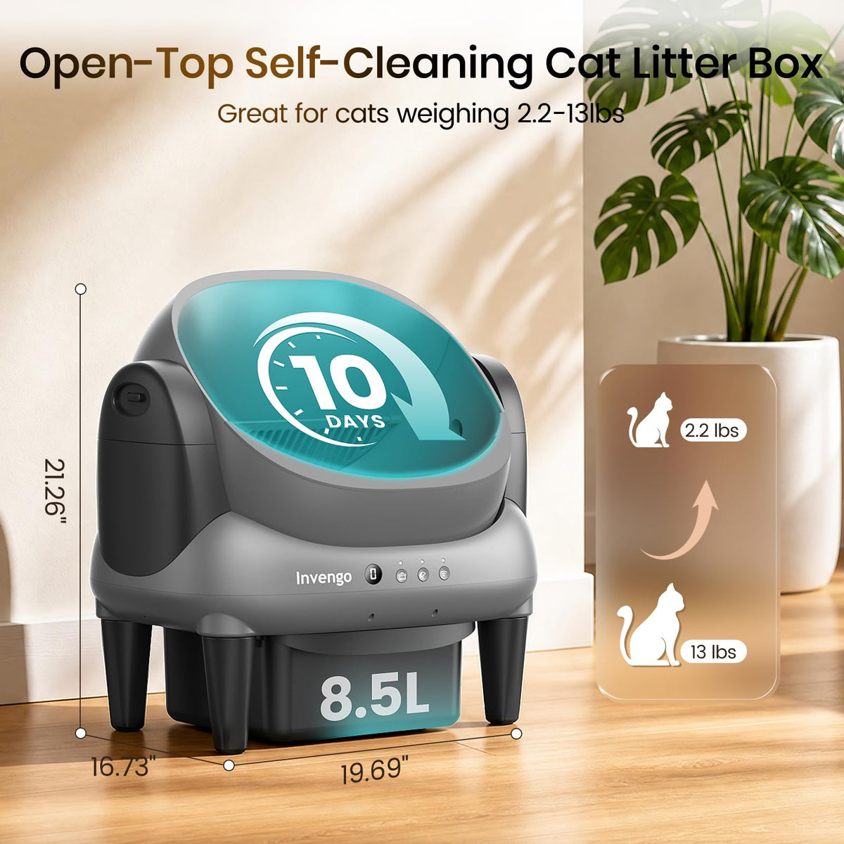 Automatic Self-Cleaning Cat Litter Box S804