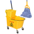Commercial Mop Bucket on Wheels, 35 Quart R223