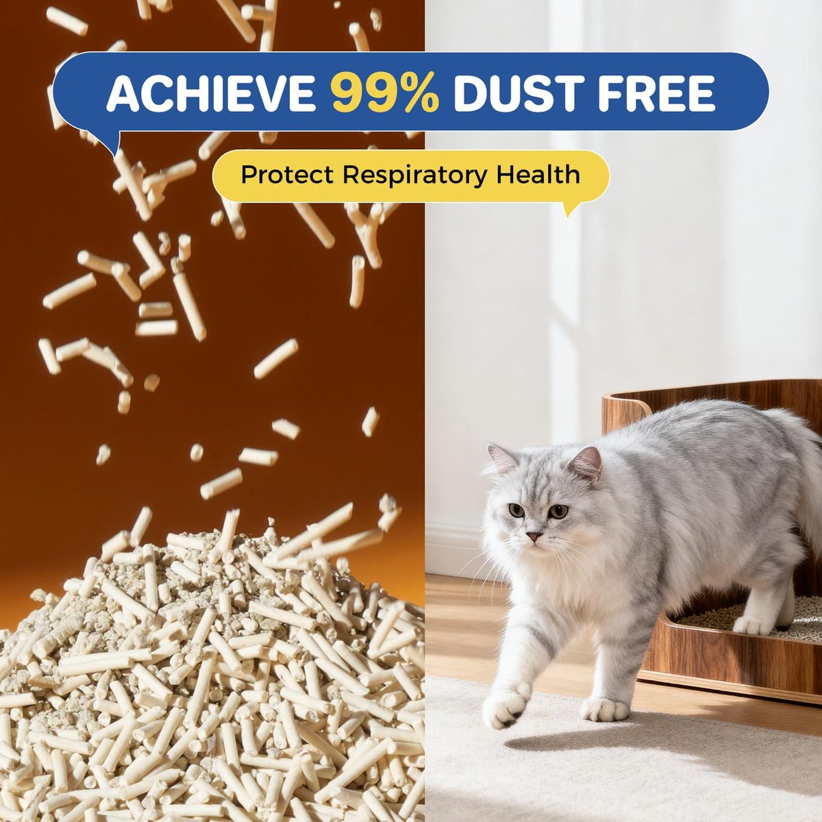 Natural Clumping Cat Litter 36 Pounds W4965
