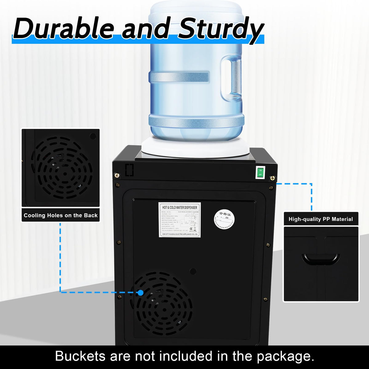 Top Loading Countertop Water Cooler Dispenser 3 Temp Z5885