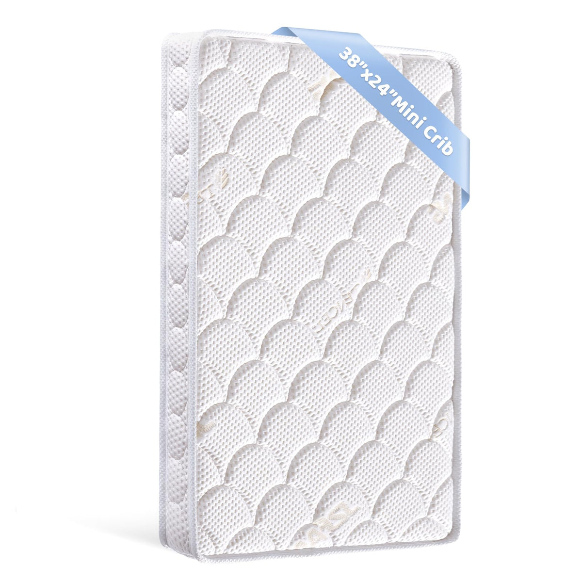 Mini Crib Mattress 38x24x4 Inch Dual Sided Firm Support Comfort Foam A92854