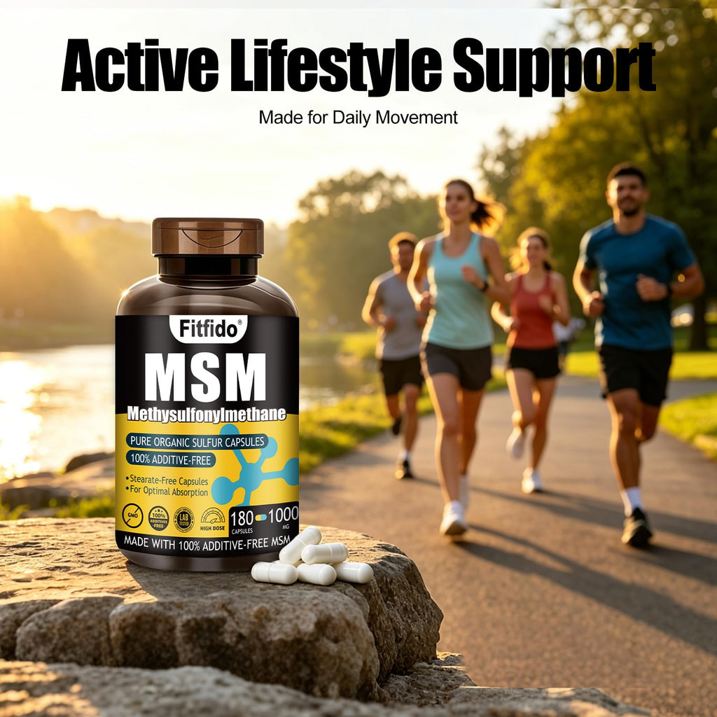 MSM Capsules 1000mg 180 Count I656617
