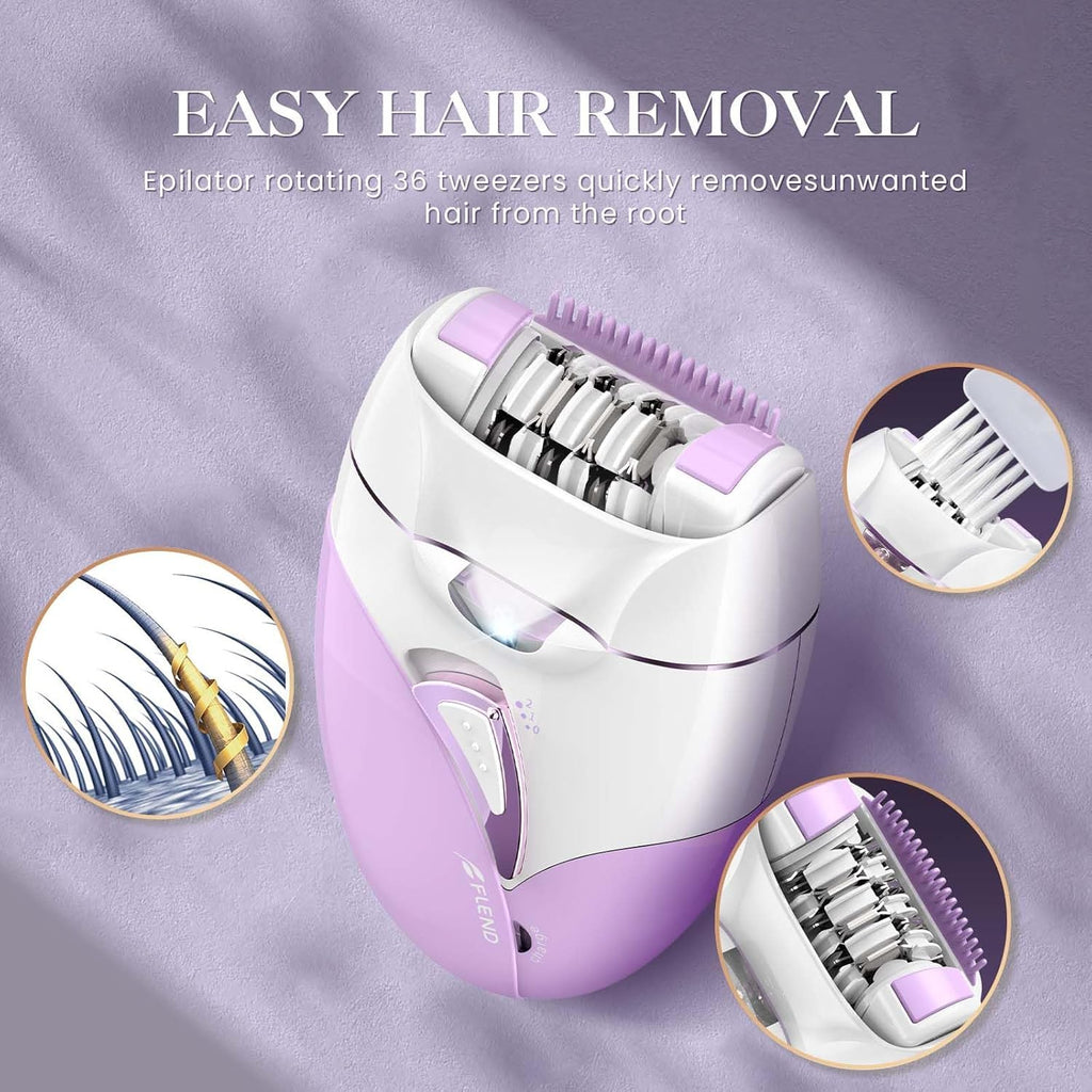 2-Speed Adjustable Epilator with 36 Tweezers J996065
