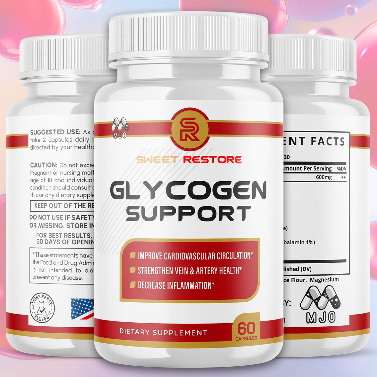 Glycogen Support Capsules W9134