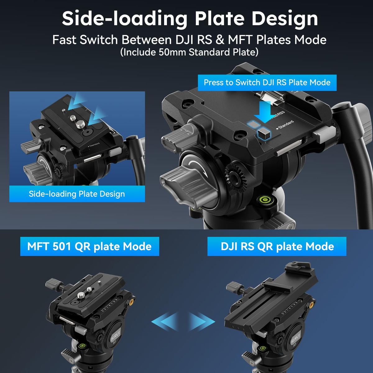 Carbon Fiber Video Tripod Kit S724463