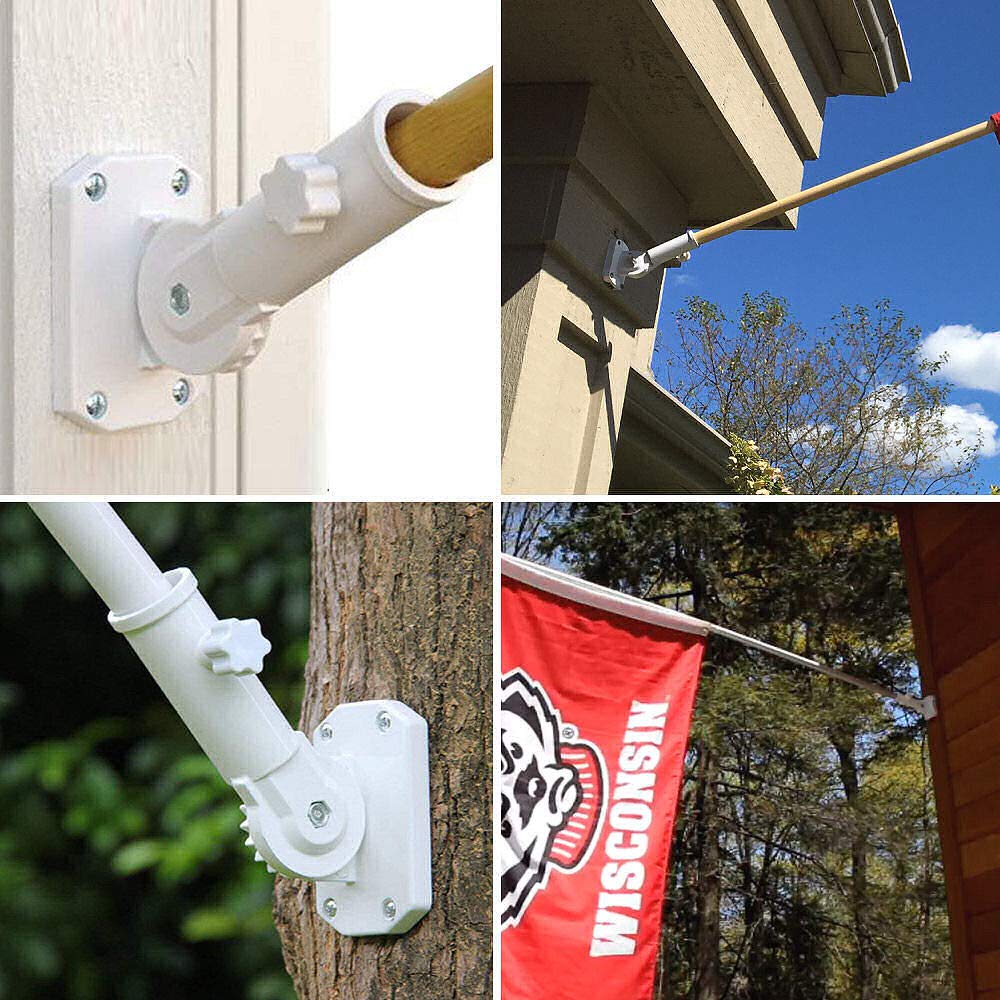 Adjustable Aluminum Flag Pole Bracket E948648