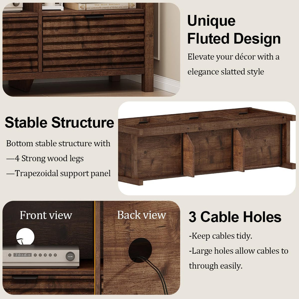 Oak TV Stand S78704