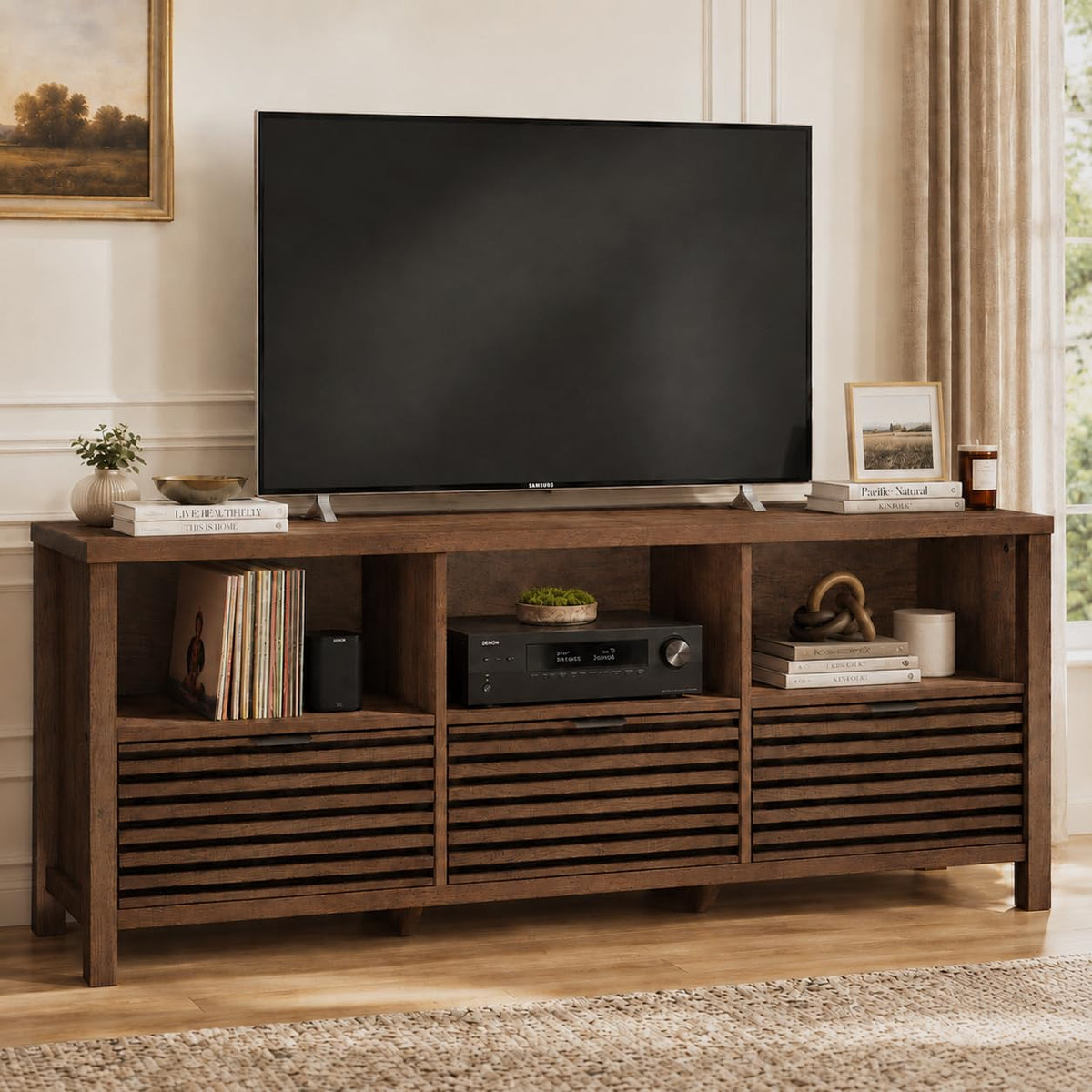 Oak TV Stand S78704