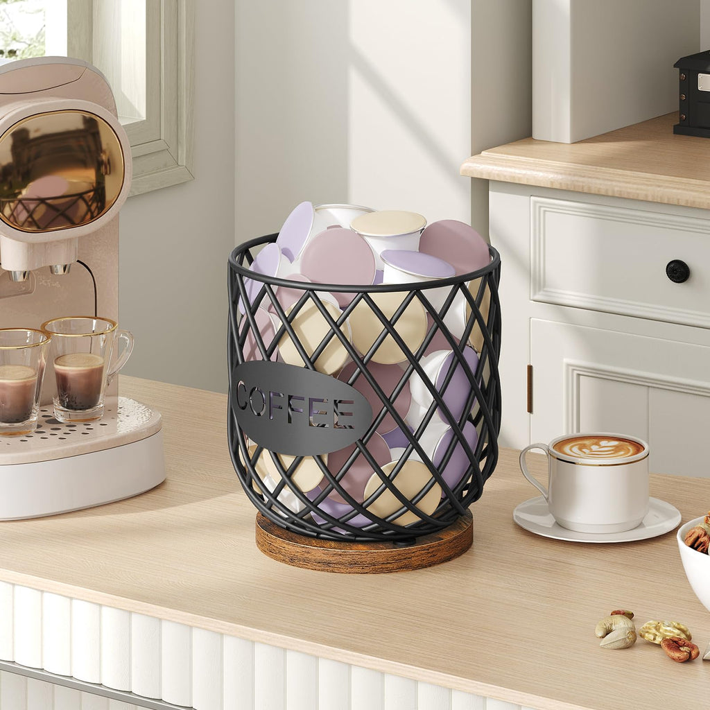 Compatible with K Cup & Nespresso Vertuo Pods Coffee Pod Holder Organizer K304