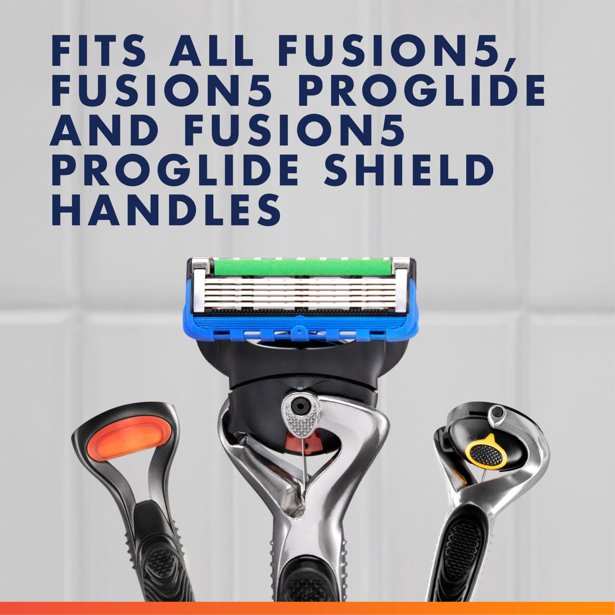 5-Blade Razor Blade Refills with Precision Trimmer, 10 Count B177587