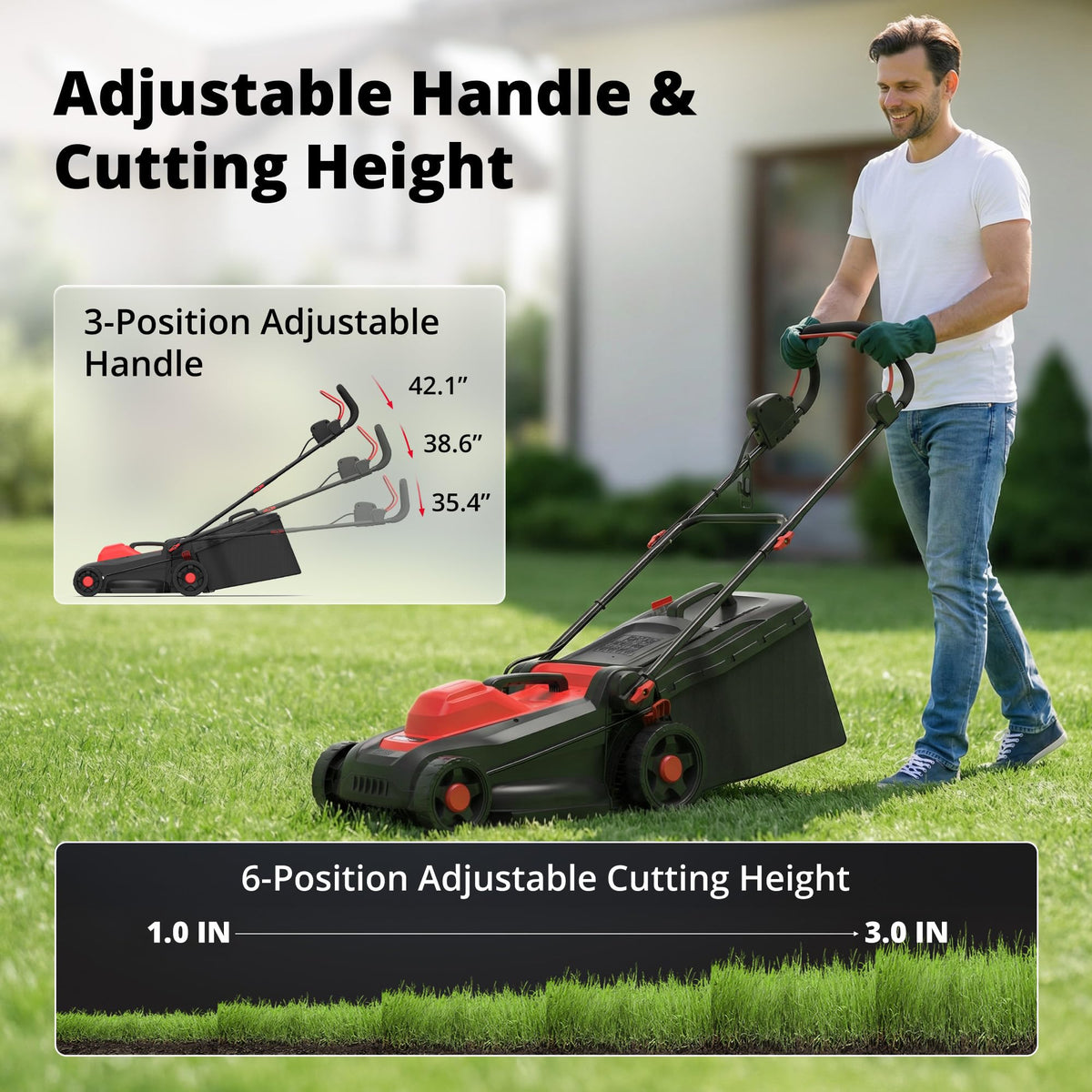 14-Inch Electric Corded Push Mower Q289100