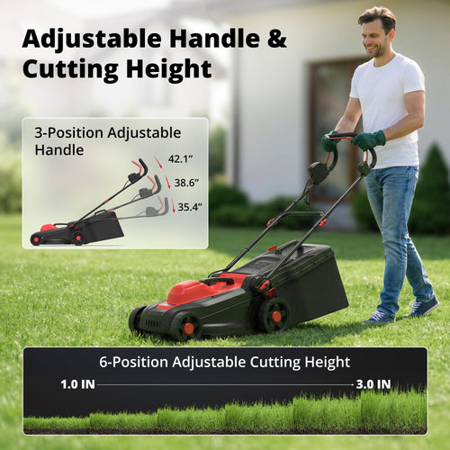 14-Inch Electric Corded Push Mower Q289100