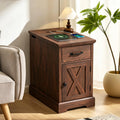 23.6'' Narrow End Table with Charging Station L959464