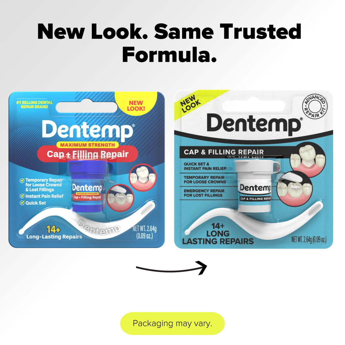 Maximum Strength Loose Cap and Lost Filling Repair Dental Kit Pack of 3 E71383