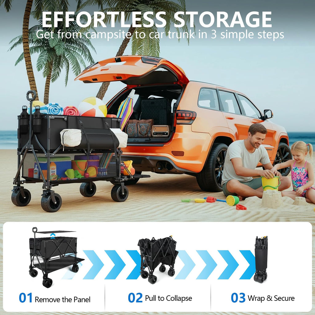 400L Foldable Utility Cart N80572