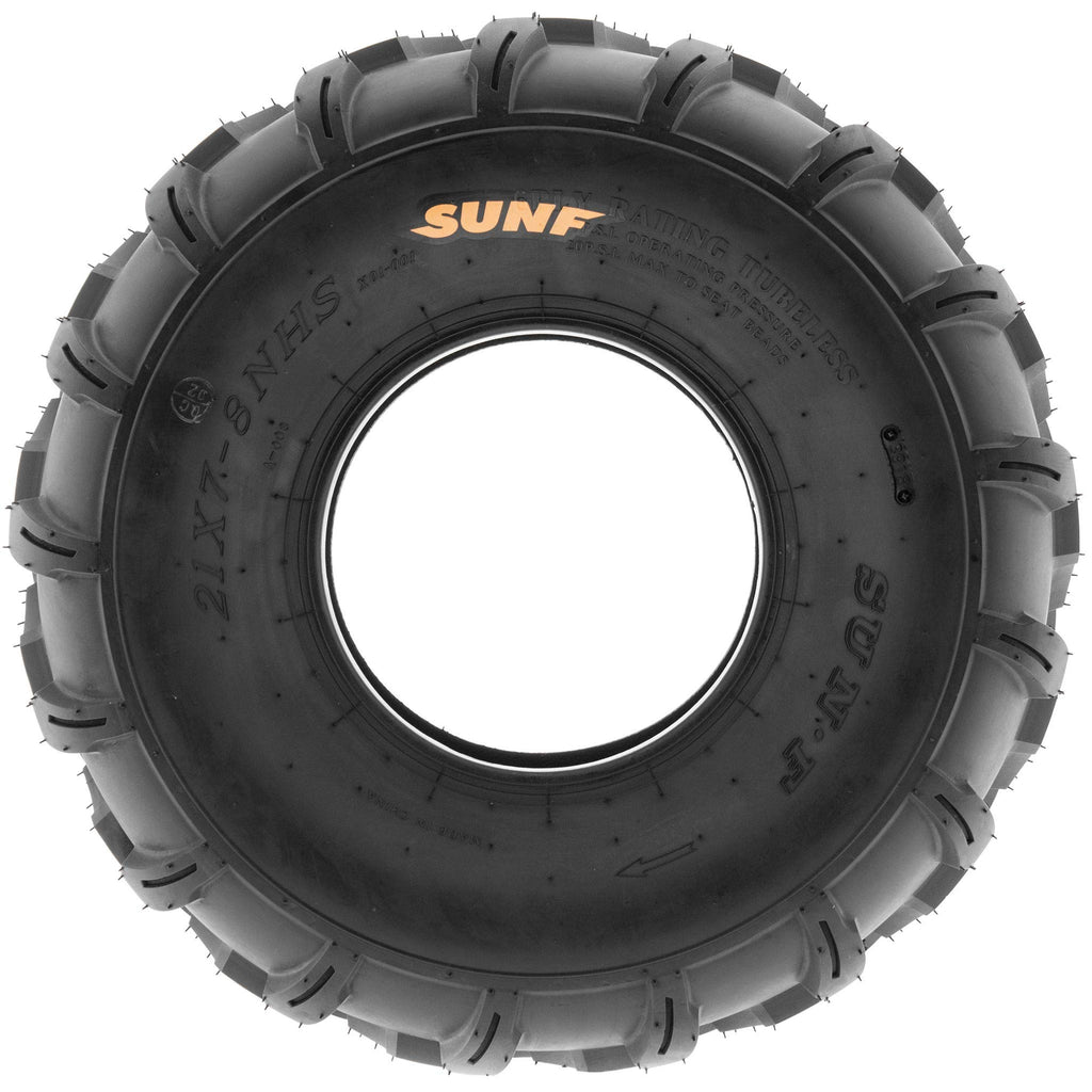 Set of 4 Off-Road ATV Tires 18x7-8 Front & 18x9.5-8 Rear 6 Ply Tubeless Z496092