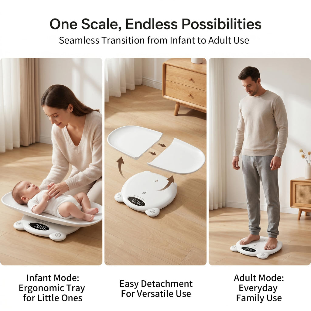 White Digital Baby Scale U5776