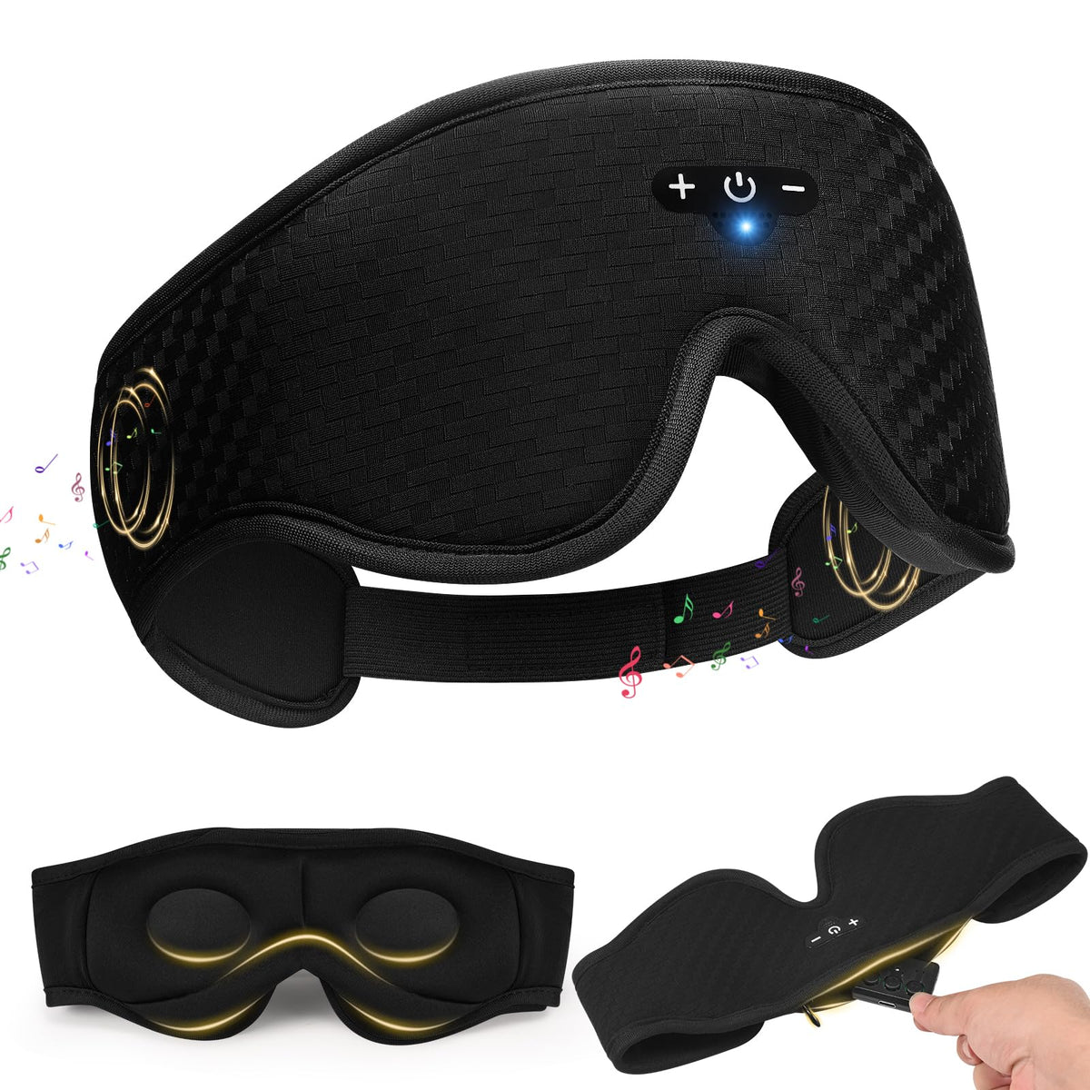 Adjustable Sleep Mask with Bluetooth Headphones N58152